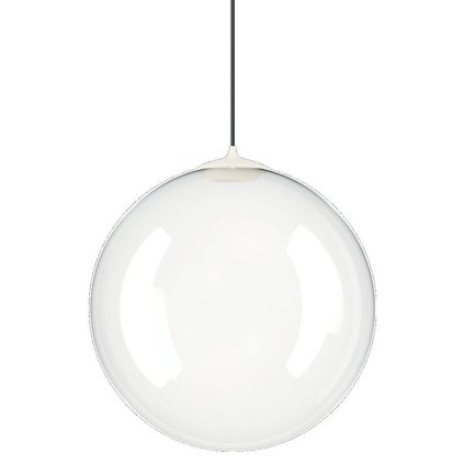 Lodes Random Solo 28, závěs z čirého foukaného skla, 1x5W LED 3000K, prům.28cm