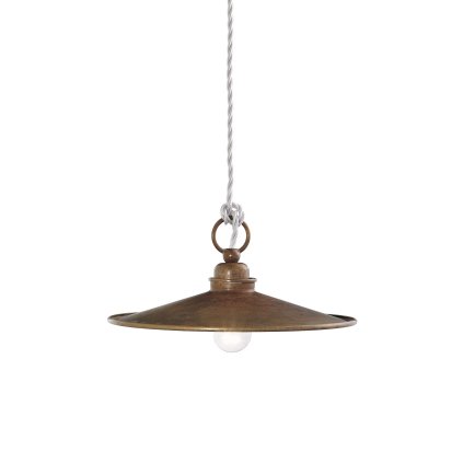 Il Fanale Cantina, závěsné svítidlo z mosazi, 1xE27 max 57W, průměr 29cm