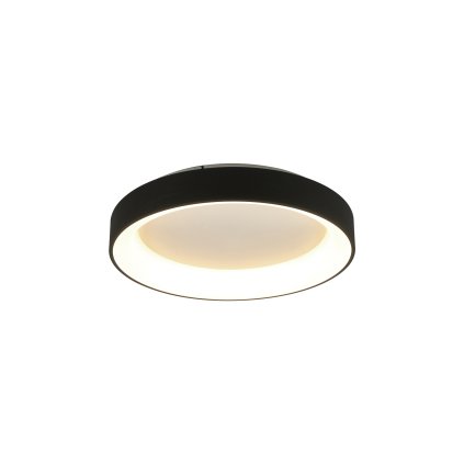 Mantra Niseko, černé stropní svítidlo LED 30W 3000K, průměr 45cm