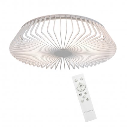 78330 1 mantra himalaya bile stropni svitidlo s dalkovym ovladacem led 80w 2700k 5000k prumer 63cm