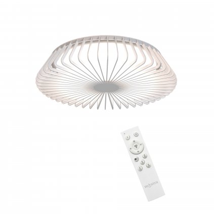 78339 mantra himalaya bile stropni svitidlo s dalkovym ovladacem led 56w 2700k 5000k prumer 53cm