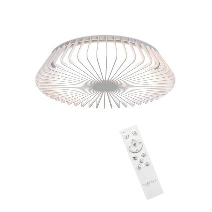 Mantra Himalaya, bílé stropní svítidlo s dálkovým ovladačem LED 56W 2700K-5000K, průměr 53cm