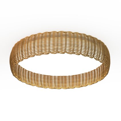 Mantra Kilimanjaro, ratanové stropní svítidlo LED 36W 2700K/4000K/5000K, průměr 43,5cm