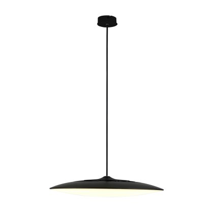 Mantra Slim, černé závěsné svítidlo LED 50W 4000K, průměr 46cm