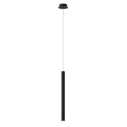 Mantra Cala, černé závěsné svítidlo LED 6W 3000K, Ø3,5 x 53cm