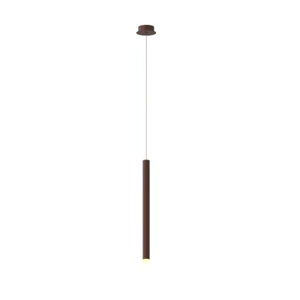 Mantra Cala, cortenové závěsné svítidlo LED 6W 3000K, Ø3,5 x 53cm
