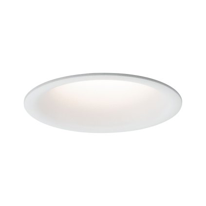 Paulmann LED Cymbal, bílá bodovka, 1x6,7W LED 2700K stmívatelná, prům. 7,7cm, IP44