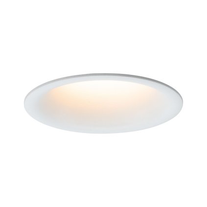 Paulmann LED Cymbal, bílá bodovka, 1x6,7W LED 2700K dim-to-warm, prům. 7,7cm, IP44