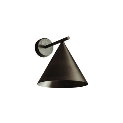 Il Fanale Cone, nástěnné kovové svítidlo v úpravě morocco, 1xE14 max 10W, prům. 21cm, výška 22cm