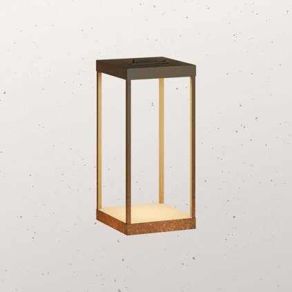 Il Fanale Lanterne slim, venkovní lampa LED 13W 2700K, antická mosaz , výška 47cm, IP55