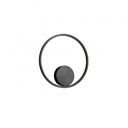 79200 redo orbit indirect nastenne stropni kruhove svitidlo 26w led 3000k stmivatelne triac cerna prum 40cm