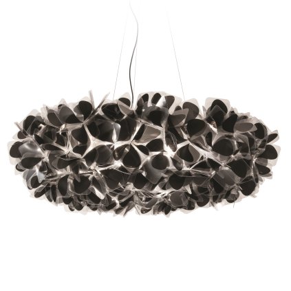 Slamp Clizia Mama Non Mama Black 130, designové svítidlo s černým kabelem, 15x12W E27, prům. 130cm