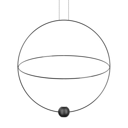 Lodes Elara large, závěsné svítidlo LED 27W 2700K, černá, průměr 80cm