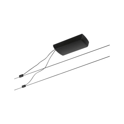 Paulmann CorDuo, základní set lankového systému, černá, max. 60VA, 230V-12V DC