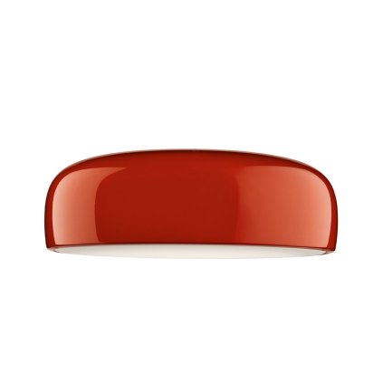 Flos Smithfield C, červené stropní svítidlo, 4x70W E27, prům. 60cm