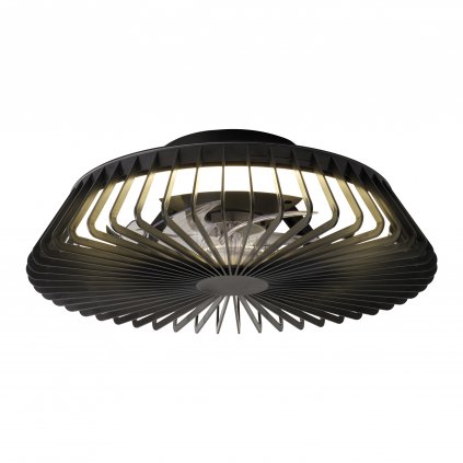 Mantra Himalaya Mini, ventilátor se svítidlem LED 70W 2700-5000K, dálkový ovladač, černá, průměr 53cm