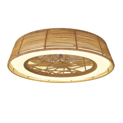 Mantra Indonesia, ratanový ventilátor se svítidlem LED 70W 2700-5000K, dálkový ovladač, průměr 63cm
