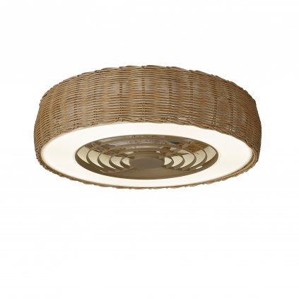 Mantra Kilimanjaro Mini, ratanový ventilátor se svítidlem LED 55W 2700-5000K, dálkový ovladač, průměr 58,5cm, IP44