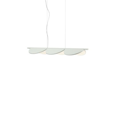Flos Almendra S3, závěsné svítidlo, bílá, 45W 2700K stmívatelné, 128cm