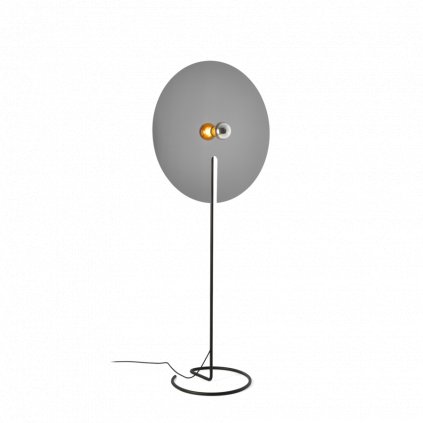 Wever Ducré Mirro 3.0, stojací lampa černý chrom se stmívačem, 1x15W E27, výška 172,5cm