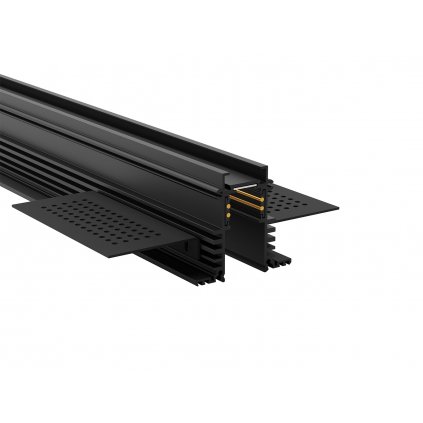 80454 1 led2 mag track 48v cerna zapustena kolejnice pro magneticky system dali 200cm