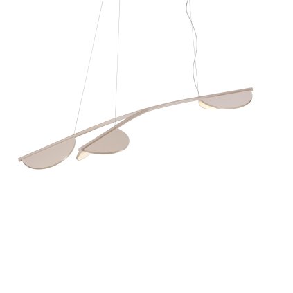 Flos Almendra S3 Y Short, závěsné svítidlo, tělová, 45W 2700K stmívatelné, 161cm