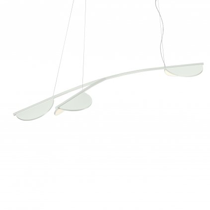 Flos Almendra S3 Y Long, závěsné svítidlo, bílá, 45W 2700K stmívatelné, 186cm