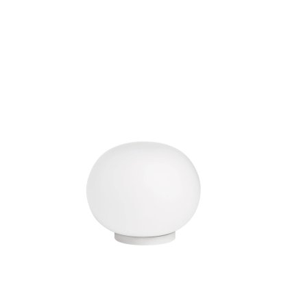 Flos Glo-Ball Mini, stolní lampa z triplexového skla s vypínačem, 1x25W G9, výška 9cm