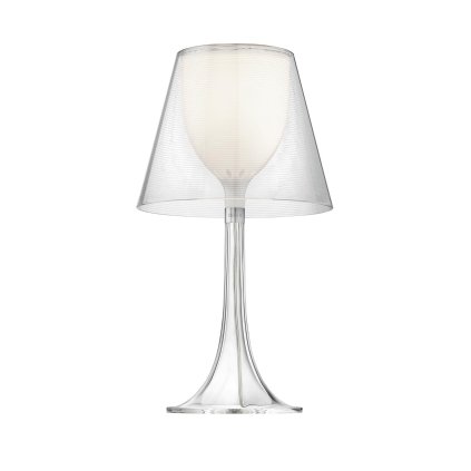 Flos Miss K, stolní lampička se stmívačem, 1x100W E27, transparentní, výška 43cm