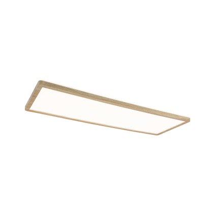 Paulmann Atria Shine, stropní svítidlo s korónou, 22W LED 3000K, 58x20cm, dřevěný vzhled, IP44