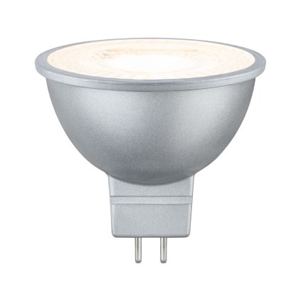 Paulmann matně chromová žárovka GU5,3 LED 6W 2700K