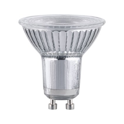Paulmann stříbrná LED žárovka GU10, 7W 2700K, stmívatelná