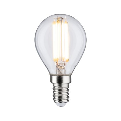 Paulmann LED žárovka, 5,9W E14 2700K čirá, stmívatelná výška 7,8cm