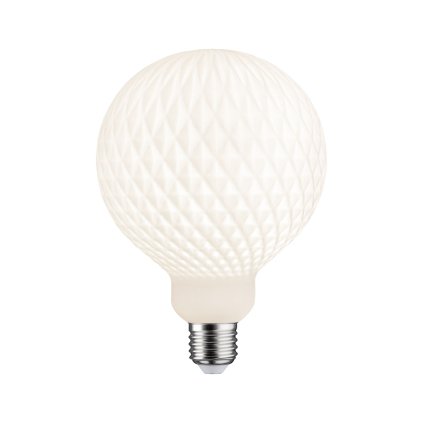Paulmann Lampion, dekorativní žárovka vzor E27 LED 4,3W 3000K G125, stmívatelná, průměr 12,5cm