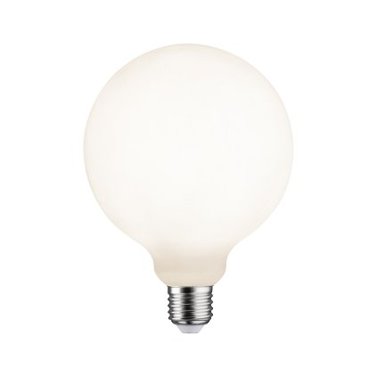 Paulmann Lampion, dekorativní žárovka hladká G125, E27 LED 4,3W 3000K, stmívatelná, průměr 12,5cm