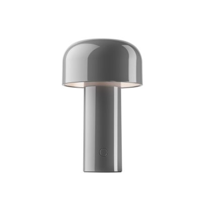 Flos Bellhop Table, šedá lampička na baterii, 2,5W LED 2700K stmívatelná, výška 21cm, IP20
