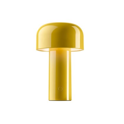Flos Bellhop Table, žlutá lampička na baterii, 2,5W LED 2700K stmívatelná, výška 21cm, IP20
