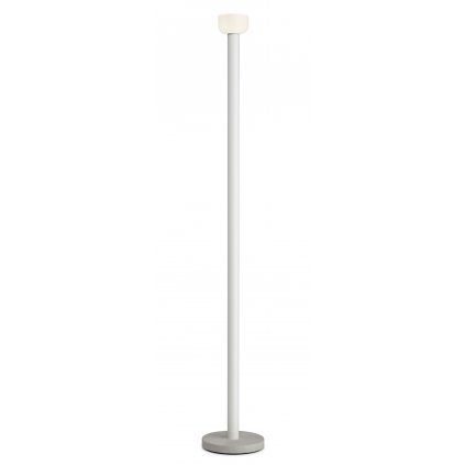 Flos Bellhop Floor, bílá designová stojací lampa se stmívačem, 26W LED 2700K stmívatelná, výška 178cm