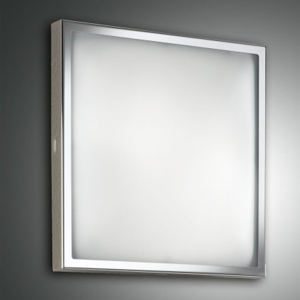 Fabas Osaka, stropní svítidlo, 2x40W, chrom, 30,5x30,5cm