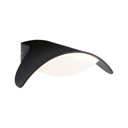 Paulmann Mesana, antracitové venkovní nástěnné svítidlo LED 12W 3000K, šířka 24cm, IP44
