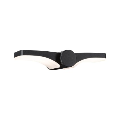 Paulmann Pekana, flexibilní antracitové venkovní nástěnné svítidlo LED 2x6W 3000K, šířka 24cm, IP44