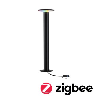 Paulmann Plug&Shine Plate, venkovní sloupkové svítidlo 5W LED RGBW, výška 60cm, IP44, ZigBee