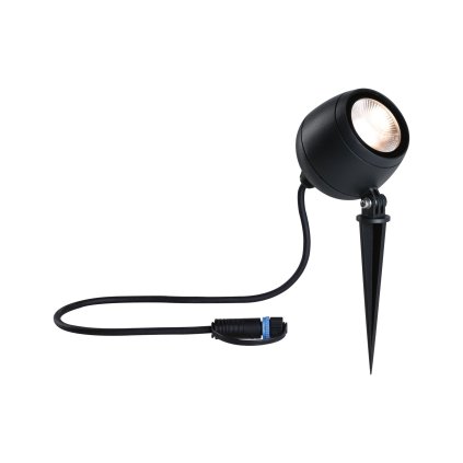 Paulmann Plug&Shine Kikolo, zahradní reflektor s trnem 7,2W LED 3000K 60°, antracit, IP65