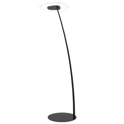 Linea Light Antigua_FL, černá stojací lampa 39W LED 3000K, výška 192cm