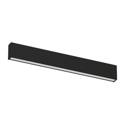 Linea Light Box_W, černé nástěnné svítidlo se svícením nahoru/dolů, 28W LED 3000K, délka 61,9cm