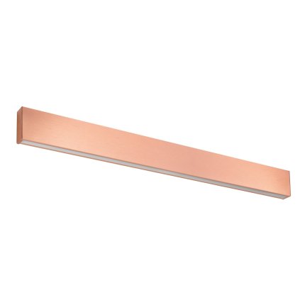 Linea Light Box_W, měděné nástěnné svítidlo se svícením nahoru/dolů, 41W LED 2700K, délka 91,9cm