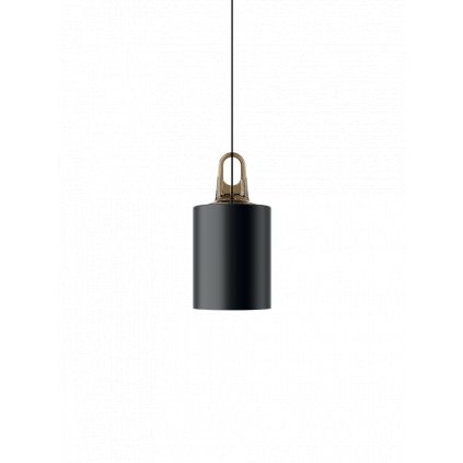 81947 1 lodes jim cylinder cluster cerne svitidlo se zlatym hakem 1x25w led e27 prum 17 5cm