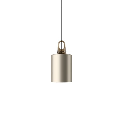 Lodes Jim Cylinder cluster, champagne se zlatým hákem, 1x25W LED E27, prům. 17,5cm