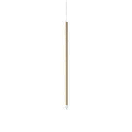 Lodes A-tube Nano Medium cluster, champagne, závěsné svítidlo s čirým kabelem, 3W LED 2700K, 60cm