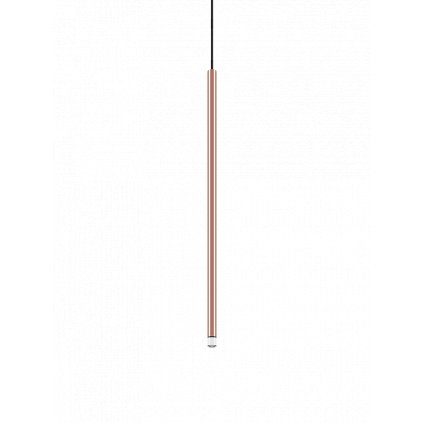 82139 lodes a tube nano medium cerveno zlate zavesne svitidlo s cernym kabelem 3w led 2700k 60cm